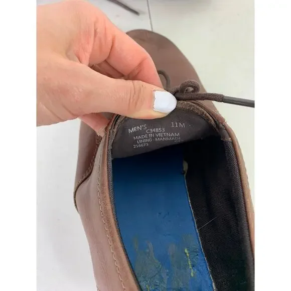 Cole Haan Men's Grand Atlantic Casual Oxford Shoes Smooth Leather Brown Size 11 - Picture 6 of 12